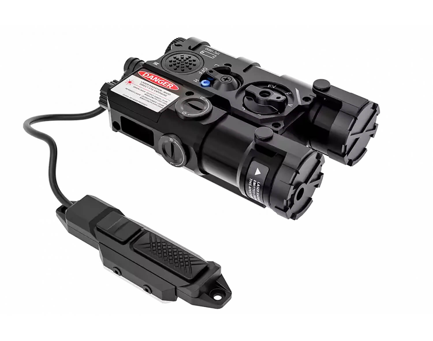 AGM Global Vision WLADCLA1B1 WLAD 1B Black Green Laser & IR Pointer/Illuminator Coaxial Dual Laser White LED 300 Lumen AGM Global Vision WLADCLA1B1 WLAD 1B Black Green Laser & IR Pointer/Illuminator Coaxial Dual Laser White LED 300 Lumen