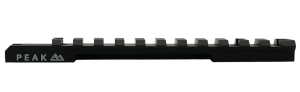 Weatherby J010005 Peak 44 Picatinny Rail  Matte Black 20 MOA