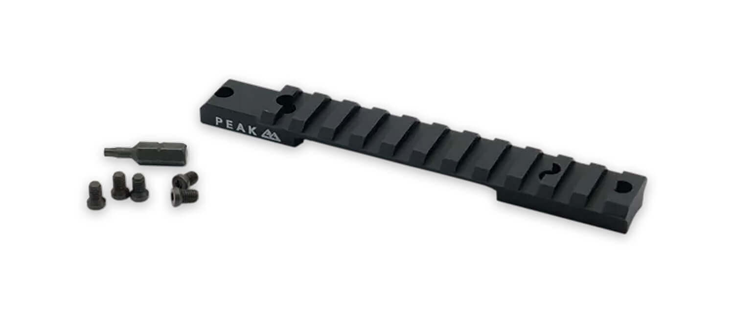 Weatherby J010005 Peak 44 Picatinny Rail Matte Black 20 MOA - Image 2
