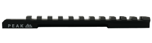 Weatherby J010006 Peak 44 Picatinny Rail  Matte Black 20 MOA