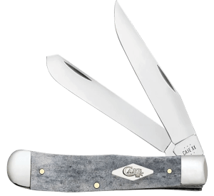 Case 34200 Trapper Folding Clip Point/Spey Plain Mirror Polished Tru-Sharp SS Blade/ Smooth Gray Bone Handle Case 34200 Trapper Folding Clip Point/Spey Plain Mirror Polished Tru-Sharp SS Blade/ Smooth Gray Bone Handle