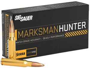 Sig Sauer E7RMGK16020 Marksman Hunter 7mmRem 160gr Sierra GameKing Hollow Point Boat-Tail 20 Per Box/10 Case
