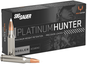 Sig Sauer E3006PH18020 Platinum Hunter 30-06Springfield 180gr Nosler AccuBond 20 Per Box/10 Case