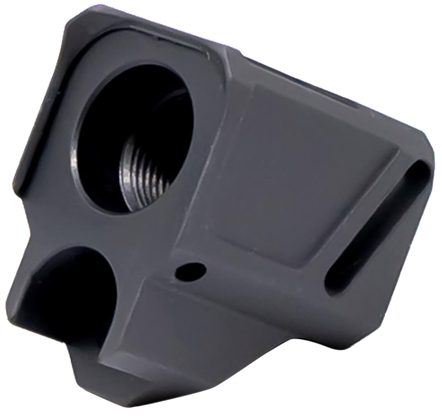 Faxon Firearms FFPACOMPSSG02 EXOS-533 Compensator Black Nitride 6061 Aluminum 1/2"x28 Threads 1.218" OAL Compatible w/ Glock 43X/48 - Image 3
