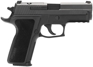 Sig Sauer E29R9BSER2 P229 Elite Compact Frame 9mm Luger 15+1 3.90" Black Carbon Steel Barrel Black Nitron Optic Ready/Serrated Stainless Steel Slide Black Hardcoat Anodized Aluminum Frame w/Beavertail & Picatinny Rail Black E2 Grip