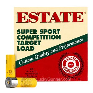 Estate Cartridge SS208 Super Sport Competition Target 20Gauge 2.75″ 7/8oz 8Shot 25rd Box