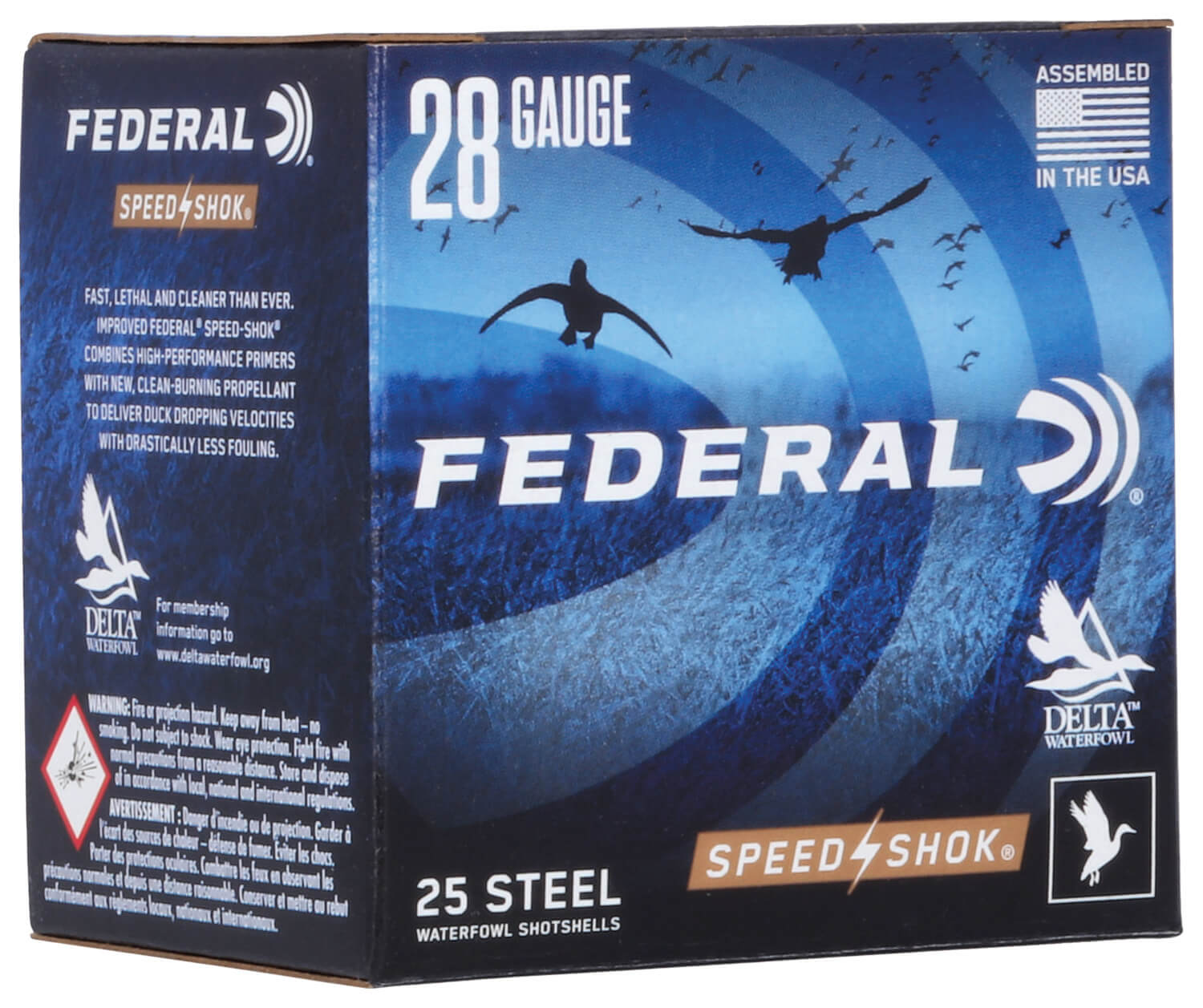 Federal WF2836 Speed-Shok 28Gauge 2.75″ 5/8oz 6Shot 25rd Box Federal WF2836 Speed-Shok 28Gauge 2.75″ 5/8oz 6Shot 25rd Box