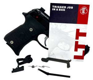 Langdon Tactical Tech 92TJIBE13 Trigger Job In A Bag Black Curved Fits Beretta 92/96/M9 not A1 Right Hand Langdon Tactical Tech 92TJIBE13 Trigger Job In A Bag Black Curved Fits Beretta 92/96/M9 not A1 Right Hand