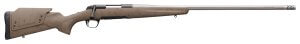 Browning 035514282 X-Bolt Western Hunter LR Fiber Fusion 6.5 Creedmoor 4+1 26″ Stainless Steel Barrel w/Removeable Muzzle Brake  Matte Blued Steel Receiver  Hard Core Fiber-Fusion Adjustable Comb Stock w/FDE Cerakote & Black Spider Web Graphics