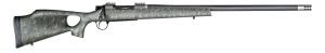 Christensen Arms CA10269815323 Summit TI Full Size 28 Nosler 3+1 26" Natural Titanium Steel Threaded Barrel Natural Titanium Aluminum Receiver Green w/Black/Tan Webbing Fixed Thumbhole Stock