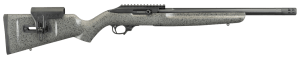 Ruger 31120 10/22 Competition 22 LR 10+1 16.12" Fluted Barrel  Black Rec  Adjustable Comb Black Speckled Gray Stock