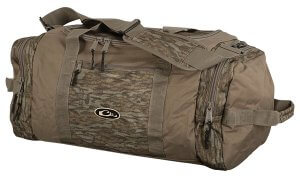 Drake Waterfowl DB36510063 Duffle Bag Large Mossy Oak Bottomland Polyester 3 Exterior Pockets Adj. Shoulder Strap Drake Waterfowl DB36510063 Duffle Bag Large Mossy Oak Bottomland Polyester 3 Exterior Pockets Adj. Shoulder Strap