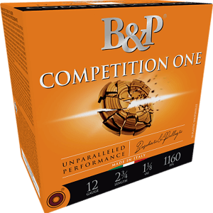 B&p Ammunition 12B32CP9 Competition One 12Gauge 2.75″ 1 1/8oz 9Shot 25 Per Box/10 Case B&p Ammunition 12B32CP9 Competition One 12Gauge 2.75″ 1 1/8oz 9Shot 25 Per Box/10 Case