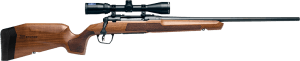 Savage Arms Axis 2 XP Hardwood 270 Win 4+1 22" Stippling Forend Pistol Grip Right Hand Boresighted 3-9x40mm Scope