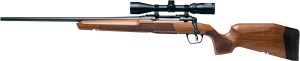 Savage Arms Axis 2 XP Hardwood 270 Win 4+1 22" Stippling Forend Pistol Grip Left Hand Boresighted 3-9x40mm Scope
