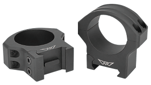 Warne 8514M HyperLite  Matte Black MagnaFusion Alloy 30mm Tube Medium Maxima/Weaver/Picatinny