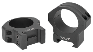 Warne 8521M HyperLite  Matte Black MagnaFusion Alloy 34mm Tube Medium Maxima/Weaver/Picatinny