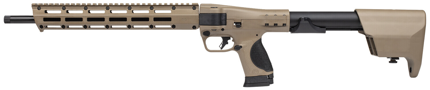 Smith & Wesson 14376 M&P FPC 9mm Luger 23+1 18.60" Black Oxide Flat Dark Earth Cerakote Aluminum Receiver M-LOK Handguard Polymer Stock Palm Swell Grip - Image 2