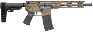 Diamondback DB1916K061 DB15  5.56 NATO 30+1 10" Black Nitride Heavy Threaded Barrel  Flat Dark Earth Cerakote Picatinny Rail Aluminum Receiver  M-LOK Handguard  SB Tactical SBA3 Brace Black Synthetic Stock  Magpul MOE Grip
