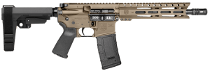 Diamondback DB1916B061 DB15  300 AAC Blackout 30+1 10" Black Nitride Heavy Threaded Barrel  Flat Dark Earth Cerakote Picatinny Rail Aluminum Receiver  M-LOK Handguard  SB Tactical SBA3 Brace Black Synthetic Stock  Magpul MOE Grip
