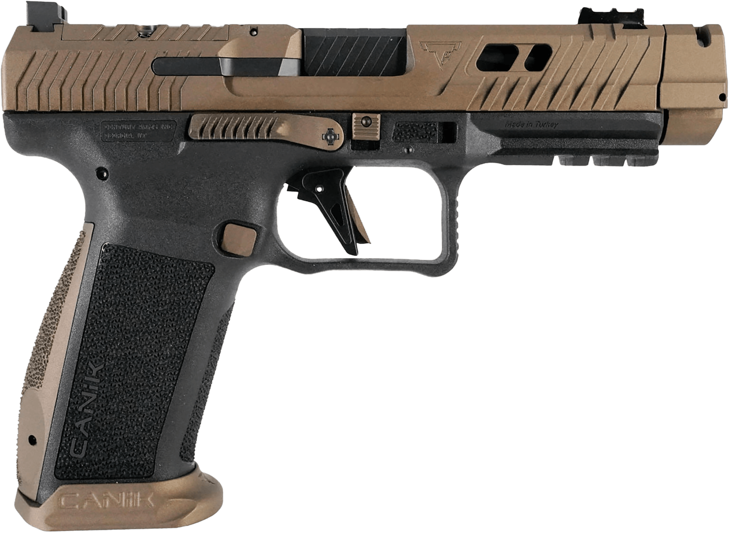 Canik HG7864N TTI Combat 9mm 10+1 4.60″ Bronze/Black Polymer Grip Canik HG7864N TTI Combat 9mm 10+1 4.60″ Bronze/Black Polymer Grip