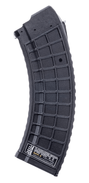 Xtech Tacitcal XTT1152BLKMIL Gen2 30rd Waffle 7.62X39 Fits AK-47 Black Stainless Steel