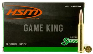 HSM 7MMMAG6N Game King 7mm Rem Mag 160 gr Sierra GameKing Spitzer Boat Tail 20rd Box