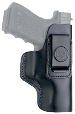 DeSantis Gunhide 031BA79Z0 Insider IWB Black Leather Belt Loop Fits 1911 / Colt Officer Fits 3-3.50" Barrel Right Hand