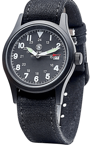 S&W SWW1464BK Smith & Wesson Military Watch Black