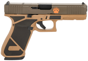 Glock UA205S204MOSNGRZ G20 Gen5 Full Size Frame 10mm Auto 15+1 4.61″ Black Steel Barrel Grizzly Glock Serrated Steel Slide Grizzly Glock Polymer Frame w/Picatinny Rail Ambidextrous