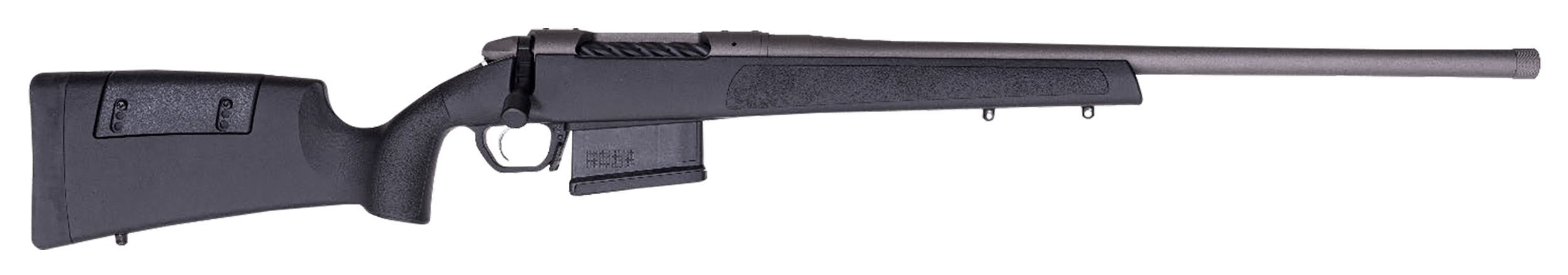Weatherby 3WR04223RR0T 307 Range SF 223 Rem 5+1 20" Tungsten Cerakote Heavy Threaded Barrel Tungsten Cerakote Drilled & Tapped Steel Receiver Adj Cheek Piece & LOP Black Synthetic Stock