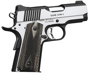 Kimber Mfg Inc 3200042CA Eclipse Ultra II (CA) 45 ACP 7+1 3″ Stainless Steel Slide Brush Polished Front Strap Checkering Laminated Gray/Black Double Diamond Grip Kimber Mfg Inc 3200042CA Eclipse Ultra II (CA) 45 ACP 7+1 3″ Stainless Steel Slide Brush Polished Front Strap Checkering Laminated Gray/Black Double Diamond Grip