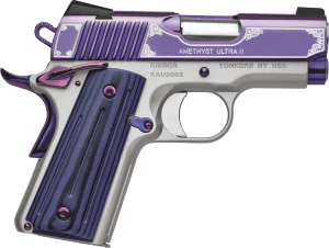 Kimber Mfg Inc 3200319 Amethyst Ultra II 9mm 8+1 3″ Amethyst Purple PVD Stainless Steel Slide G10 Grip Kimber Mfg Inc 3200319 Amethyst Ultra II 9mm 8+1 3″ Amethyst Purple PVD Stainless Steel Slide G10 Grip