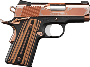 Kimber Mfg Inc 3200372 Rose Gold Ultra II 9mm 8+1 3″ Rose Gold PVD Coating Stainless Steel Slide KimPro Matte Black G10 Grip Kimber Mfg Inc 3200372 Rose Gold Ultra II 9mm 8+1 3″ Rose Gold PVD Coating Stainless Steel Slide KimPro Matte Black G10 Grip