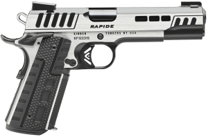Kimber Mfg Inc 3000421  Rapide Scorpius 9mm 9+1 5″ Black KimPro II w/ Brush Polished Flats Stainless Steel Slide G10 Grip
