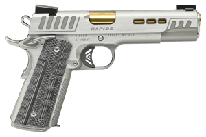 Kimber Mfg Inc 3000423 Rapide Dawn 45 ACP 8+1 5″ Silver/KimPro II w/ Brush Polished Flats Stainless Steel Slide G10 Grip Kimber Mfg Inc 3000423 Rapide Dawn 45 ACP 8+1 5″ Silver/KimPro II w/ Brush Polished Flats Stainless Steel Slide G10 Grip