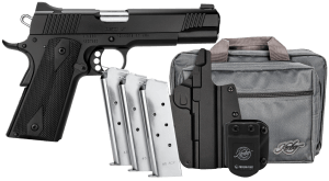 Kimber Mfg Inc 3700812 Custom LW Club Bundle 45ACP 7+1 5″ Front Serrations Stainless Slide KimPro Black F/S Rubber Grip Kimber Mfg Inc 3700812 Custom LW Club Bundle 45ACP 7+1 5″ Front Serrations Stainless Slide KimPro Black F/S Rubber Grip