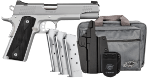 Kimber Mfg Inc 3700826 Stainless LW Club Bundle 45 ACP 7+1 5″ Stainless Stainless Stainless Black Textured Grip Kimber Mfg Inc 3700826 Stainless LW Club Bundle 45 ACP 7+1 5″ Stainless Stainless Stainless Black Textured Grip