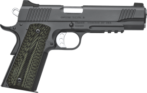 Kimber Mfg Inc 3200336 Custom TLE/RL II 45ACP 7+1 5″ Flat Top Steel Slide Matte Black Aggressively Textures G-10 Grip Kimber Mfg Inc 3200336 Custom TLE/RL II 45ACP 7+1 5″ Flat Top Steel Slide Matte Black Aggressively Textures G-10 Grip