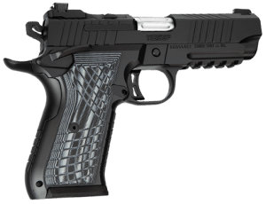 Kimber Mfg Inc 3100017 KDS9C 9mm 10+1 4.09″ KimPro Black Front and Rear Serrations Stainless Steel Slide Black Gray and Black Crosshatch Cut G-10 Grip Kimber Mfg Inc 3100017 KDS9C 9mm 10+1 4.09″ KimPro Black Front and Rear Serrations Stainless Steel Slide Black Gray and Black Crosshatch Cut G-10 Grip