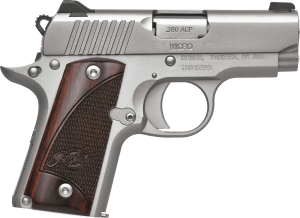 Kimber Mfg Inc 3300207 Micro Stainless Rosewood NS 380 ACP 7+1 2.75″ Stainless Steel Slide Satin Silver Smooth/Checkered Rosewood Grip Kimber Mfg Inc 3300207 Micro Stainless Rosewood NS 380 ACP 7+1 2.75″ Stainless Steel Slide Satin Silver Smooth/Checkered Rosewood Grip