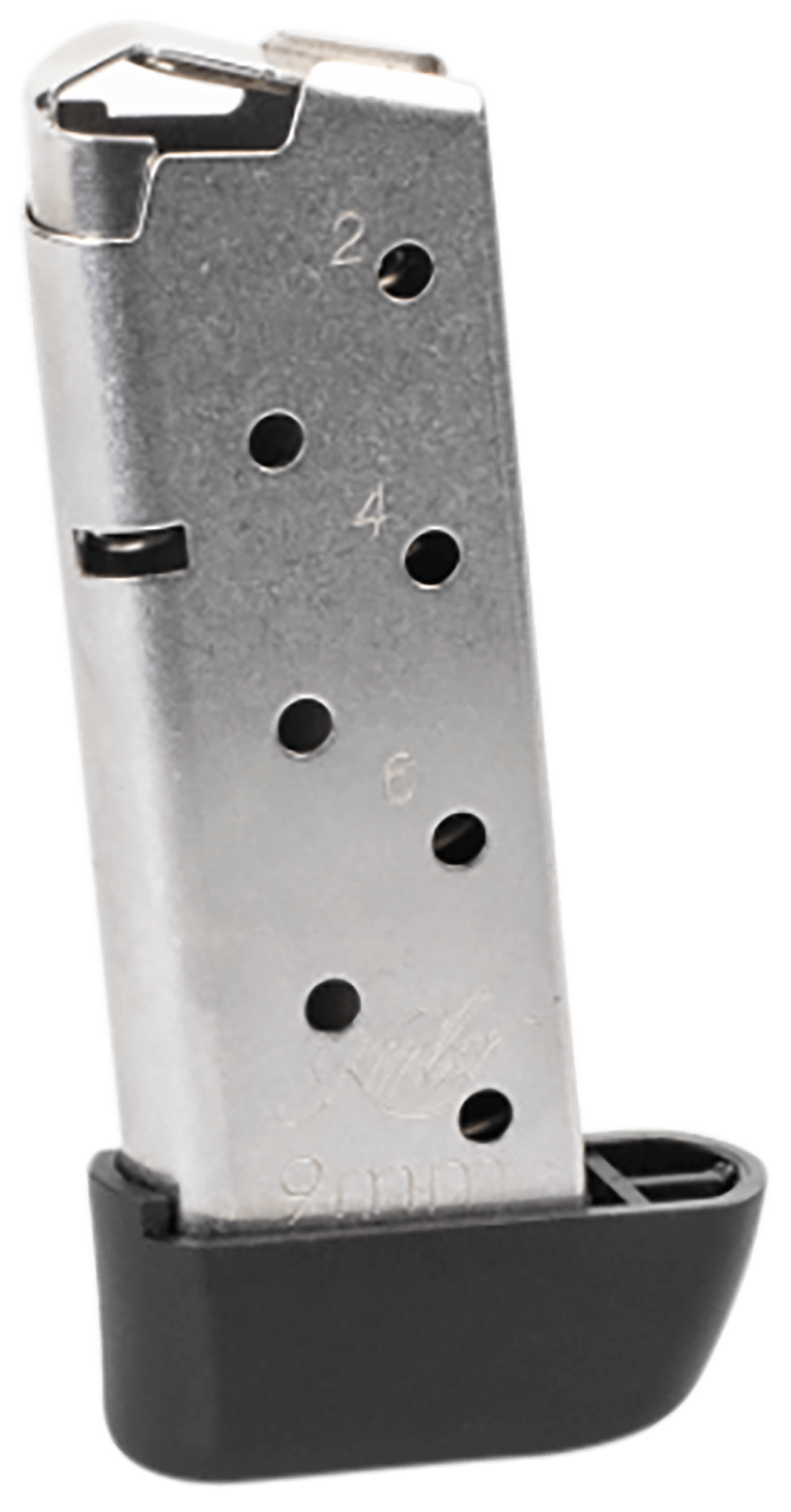 Kimber Mfg Inc 1200845A Micro 9 w/ Extended Base Pad 7rd 9mm Silver Stainless Steel Kimber Mfg Inc 1200845A Micro 9 w/ Extended Base Pad 7rd 9mm Silver Stainless Steel