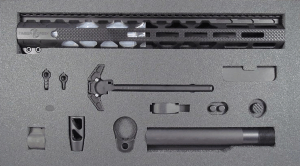 Timber Creek Outdoors TCGKBL Greyman Complete Build Kit AR-15 Rifle Black