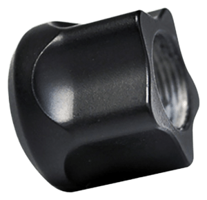 Timber Creek Outdoors 1/228TPBLC Thread Protector  Black Billet Aluminum 1/2″x28