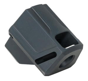 Faxon Firearms FFPACOMPDSS01 EXOS-515 Compensator for SIG Black 1/2″x28 Threads 1.40″ OAL 9mm