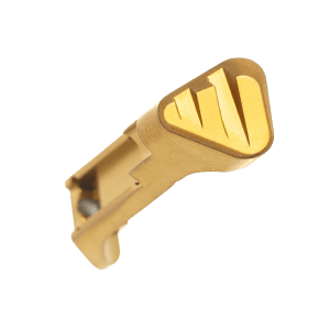 Tyrant CNC TDP365EGOLD Extended Mag Release  Sig P365 Matte Gold 17-4 Stainless Steel
