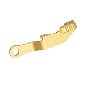 Tyrant CNC TDHCATSCLGOLD Hellcat Extended Slide Release Gold Stainless Steel Pistol