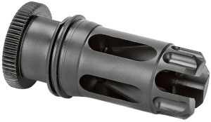 Griffin Armament DLFC22C1228 Dual-Lok Flash Comp 22/5.56 Black QPQ Nitride 17-4 PH Stainless Steel 1/2″x28 Threads