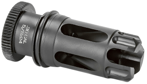 Griffin Armament DLFC30C5824 Dual-Lok Flash Comp 30/7.62mm Black QPQ Nitride 17-4 PH Stainless Steel 5/8″x24 Threads