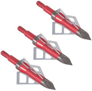 Allen 14696 Photon Broadhead Stainless Steel Blades Red 3 Pack